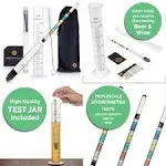 Brewer's Elite Hydrometer & Test Jar Combo Hardcase Cloth - Triple SCA