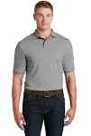 Jerzees Adult SpotShield Jersey Polo Oxford-L