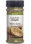 Tastefully Simple Italian Garlic Seasoning 4.75 Ounce