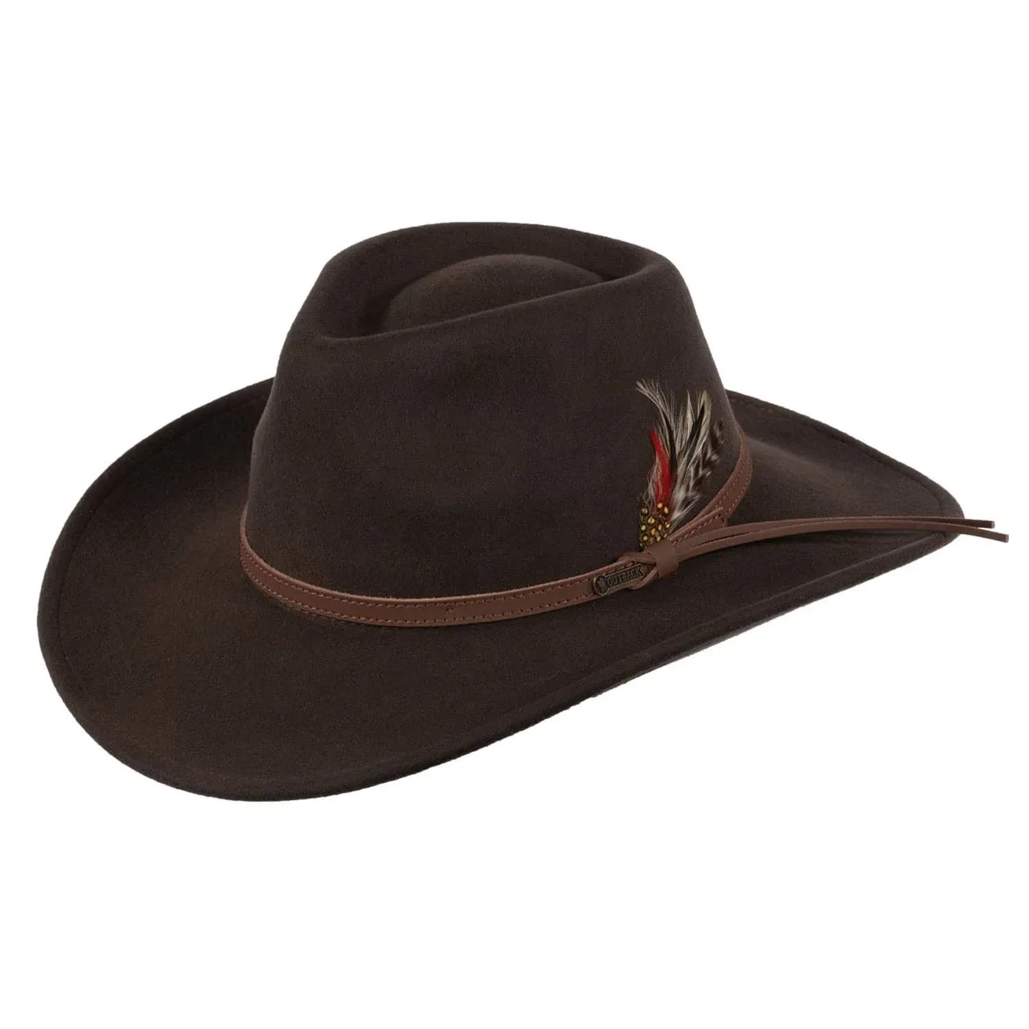 Outback Trading Company Men's 1391 Cooper River UPF 50 Water-Resistant Australian Wool Western Cowboy Hat