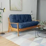 Loosh Home 12" Canvas Futon Mattress - Navy - Queen