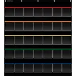 Black Storage Pocket Chart