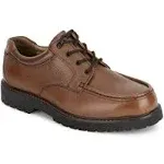  Men&#039;s Glacier Moc Toe Oxford 11 Dark Tan