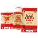 Joseph's Combo Value Pack, Flax, Oat Bran & Whole Wheat, Low Carb Pita Bread, Lavash Bread, and Mini Pita (1 Pack Each, 3 Packages total)