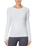 MathCat Seamless Workout Shirts for Women Long Sleeve Yoga Tops Sports Running S