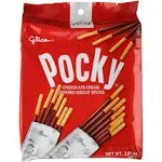 Glico Pocky Chocolate Cream Covered Biscuit Sticks, 1.41-Ounce (Pack of 20)