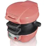 Hamilton Beach Pink/Coral Breakfast Sandwich Maker