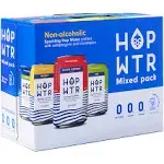 Hop WTR Sparkling Hop Water Variety Pack 12 Pack