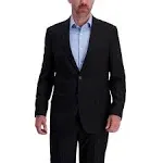 Haggar Men's Smart Wash Classic Fit Suit Separates Jackets - Black - Size 42S