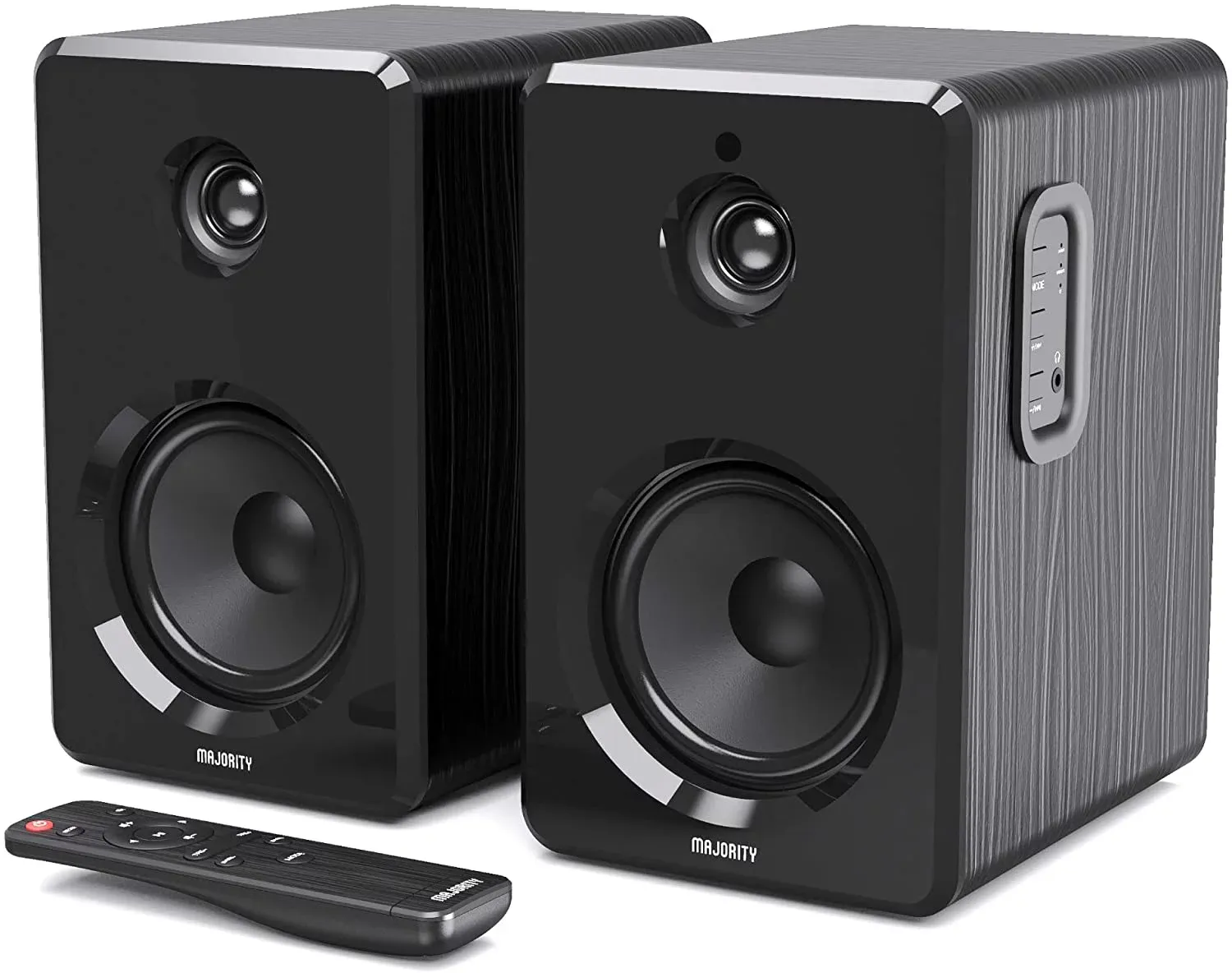 Majority D40 Active Bookshelf Speakers Powered Stereo Studio Speakers