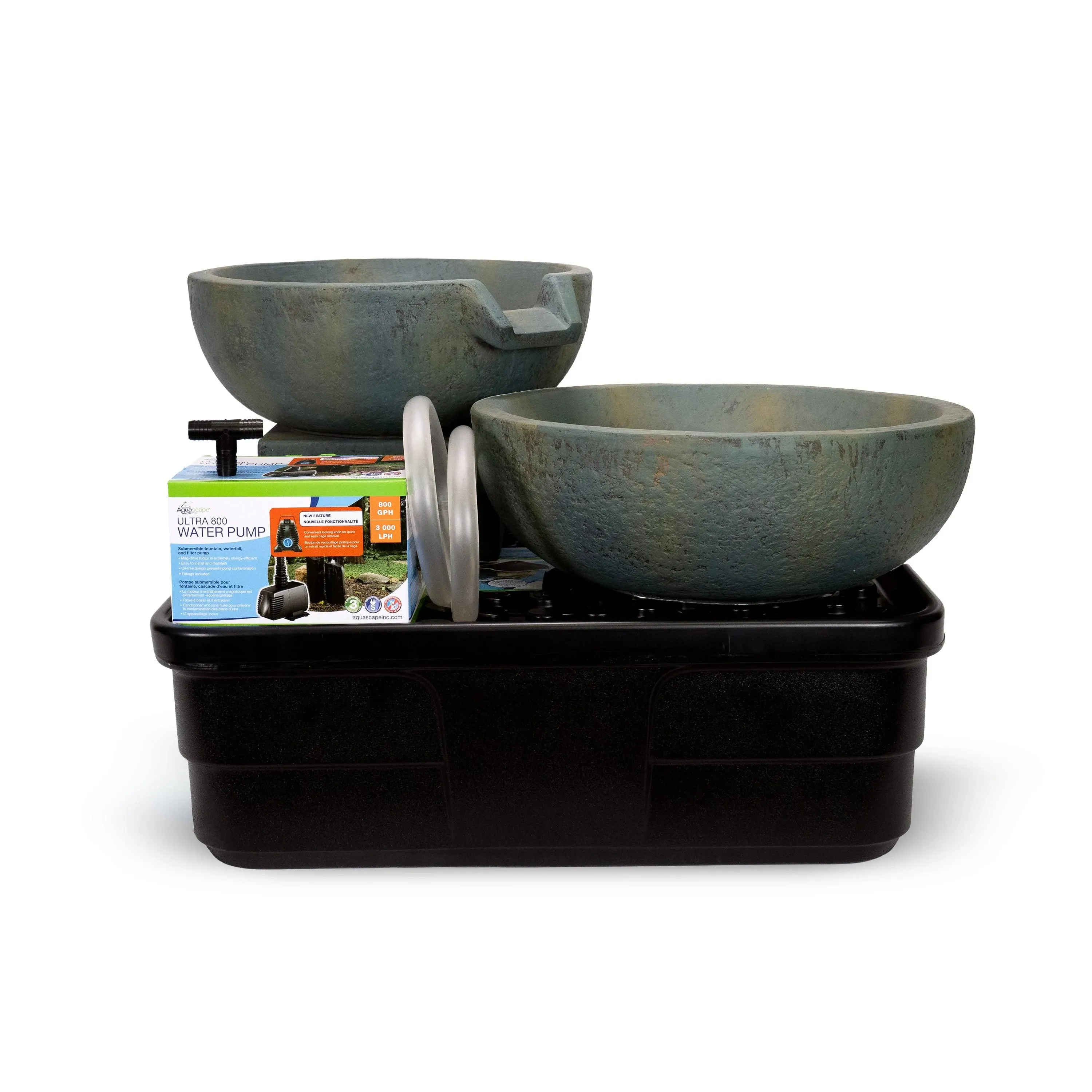 Aquascape Spillway Bowl 19" and Basin 20" Fountain Kit