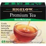 Bigelow Premium Black Tea, Decaffeinated - 48 bags, 3.07 oz box