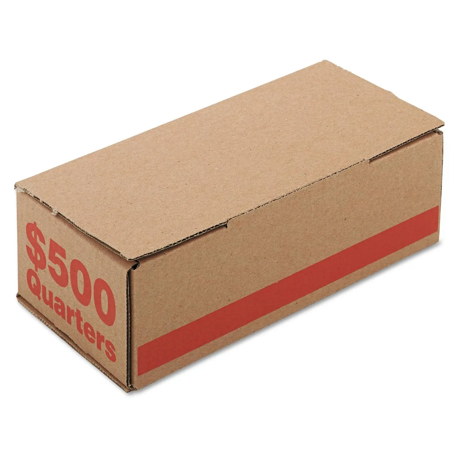 Pm Company Corrugated Orange Coin Storage and Shipping Boxes (Case of 50)