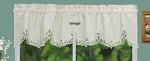 Creative Linens Battenburg Lace Kitchen Curtain Valance Ecru Beige