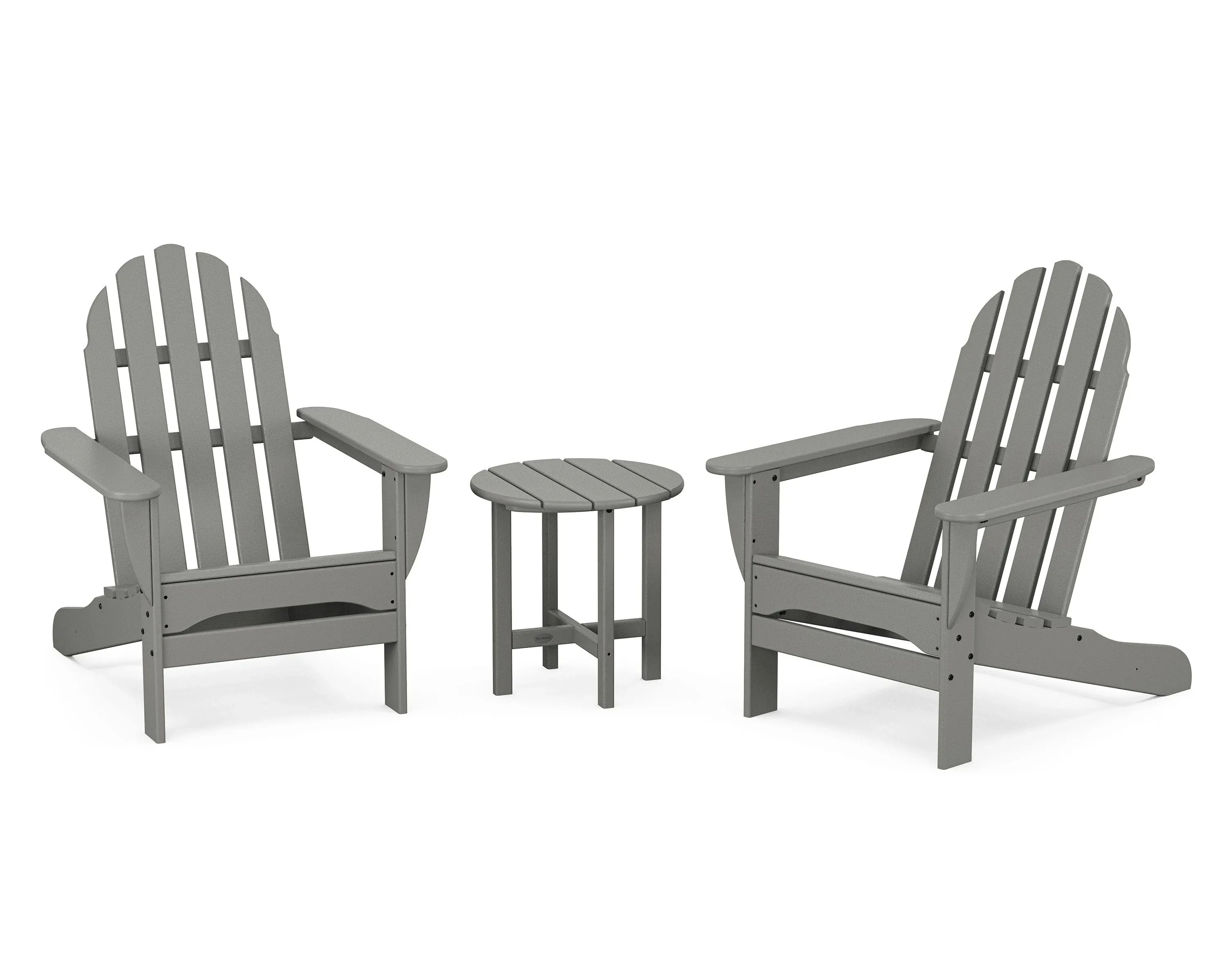 POLYWOOD Classic Adirondack 3-Piece Set