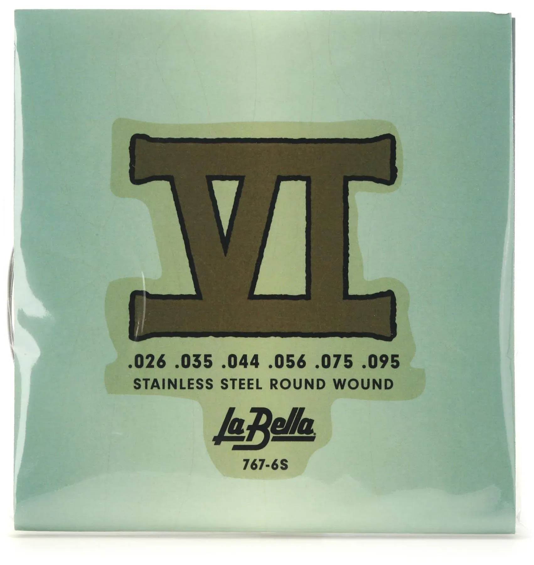 La Bella 767-6S Bass VI Strings, 6-String, SS Round Wound (26-95)