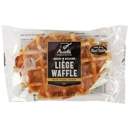 Avieta Liege Waffles with Pearl Sugar, 3.17 Ounce -- 12 per Case.