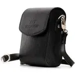 MegaGear MG1504 Canon PowerShot SX740 HS SX730 HS Leather Camera Case with Strap - Black