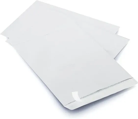 6x9 White Catalog Envelopes - Security Tinted - Self-Seal (38600)