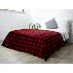 Hand Woven Throw Blanket PAVILIA Color: Red/Black Size: 90" x 108"