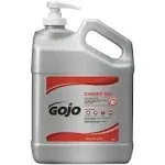 GOJO Cherry Gel Pumice Hand Cleaner, Cherry Fragrance, 1 Gallon Hand Cleaner with Pumice in Pump Bottle (Pack of 1) – 2358-02