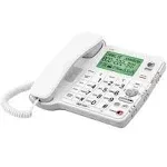 AT&T Corded Phone with Digital Answering System, White (CL4939)