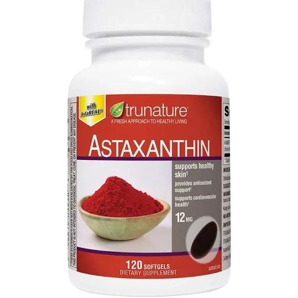 trunature Astaxanthin 12 mg, 120 Softgels