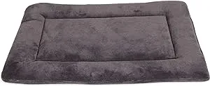 Petmate Aspen Pet Rectangular Kennel Mat, Dark Gray, for 19' Crates, 16.0" L x 9.0" W x 1.5" Th