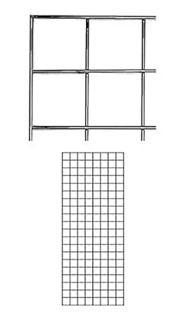 2&#039; X 5&#039; Wire Grid Panel - Chrome