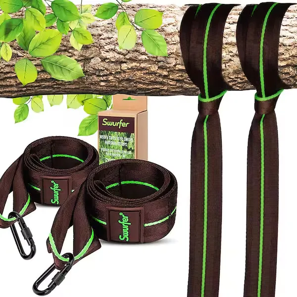 Heavy Duty 5 ft. Hammock Tree Hanging Straps Kit