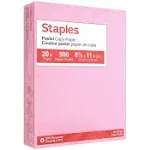 Staples Pastel Colored Copy Paper