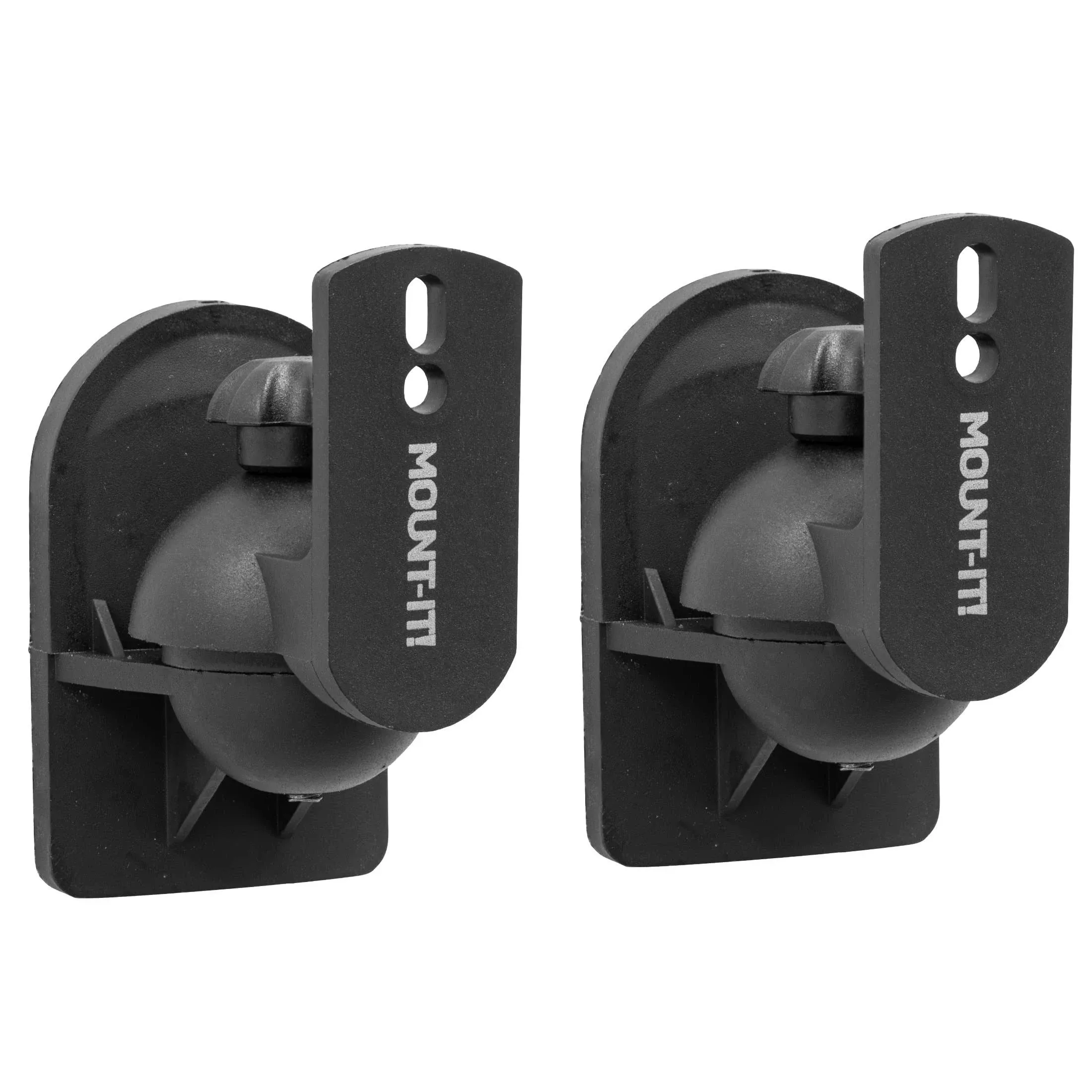 Mount-It! Dual Low Profile Universal Speaker Wall Mounts