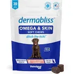 Dermabliss Omega & Skin Supplement for Dogs - 30 Chews