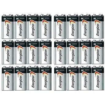 Energizer Max Alkaline 9 Volt, 24 Pack