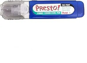 Presto! Multipurpose Correction Pen, 12 mL, White, Sold As Pack of 3