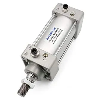 Baomain Pneumatic Air Cylinder SC 50 x 75 PT 1/4 Bore 50mm2&#034; Stroke 75mm3&#034; Sc...