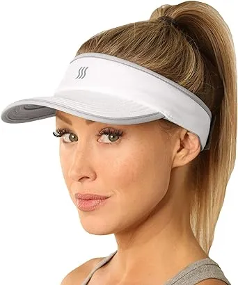 Super Absorbent Visor - Adjustable White