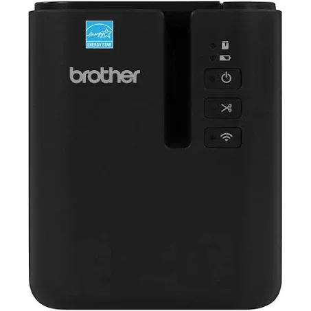 Brother PTP900WC PT-P900Wc Professional Desktop Label Printer with Wi-Fi, Wireless, Monochrome, Laminated Tape, 1.26&quot; Print Width