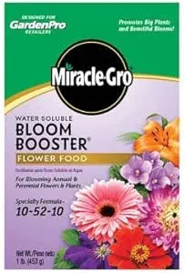 Miracle-Gro Water Soluble Bloom Booster Flower Food 1 lbs