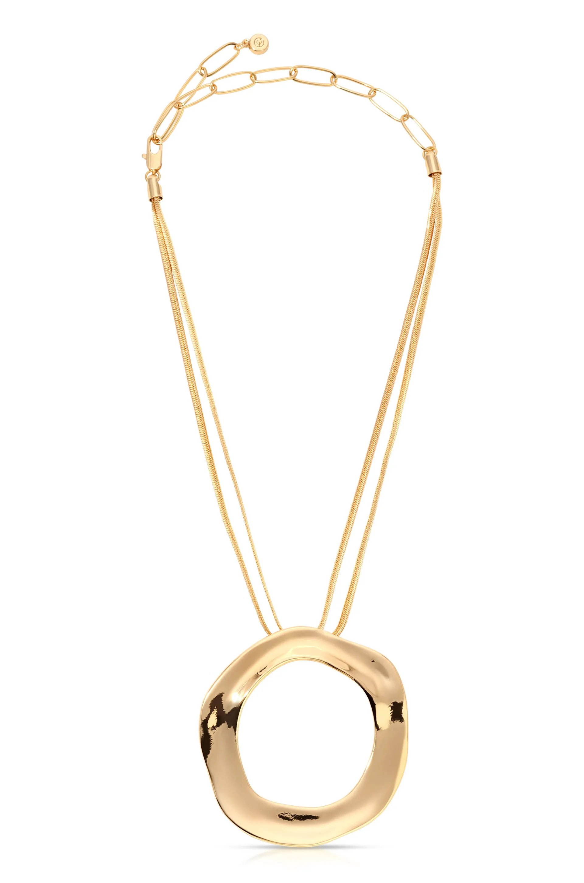 Ettika Open Circle Statement Necklace