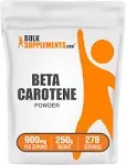 BulkSupplements.com Beta Carotene 1% (CWS) Powder, 900mg - Vision Supplement (100 Grams)