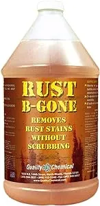 Quality Chemical's Rust-B-Gone Rust Stain Remover/Rust Reformer/Rust Neutralizer for Metal/Metal Rust Remover/Rust Remover/Rust Inhibitor,/Rust Converter for Removing Rust 128 oz (Pack of 1)