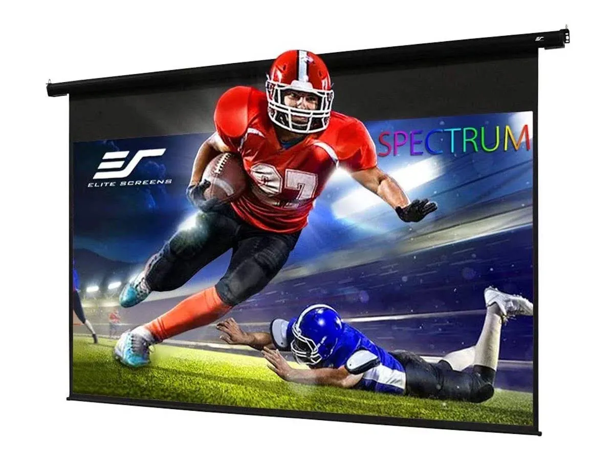 Elite Screens Spectrum 100" Electric Motorized Projector Screen with Multi Aspect Ratio Function, 16:9, Home Theater 8K/4K Ultra HD Ready Projection