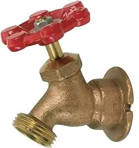 Mueller/B & K 108-004 Outdoor Hose Lawn Faucet 3/4-Inch Brass Female Pipe Thread Sillcock