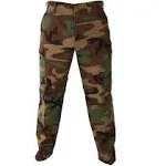 Propper Genuine Gear BDU Trouser 60% Cotton/40% Polyester Ripstop - Large, Reg, Woodland