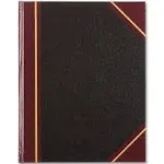 National Texthide Record Book Black/Burgundy 150 Green Pages 10 3/8 x 8 3/8