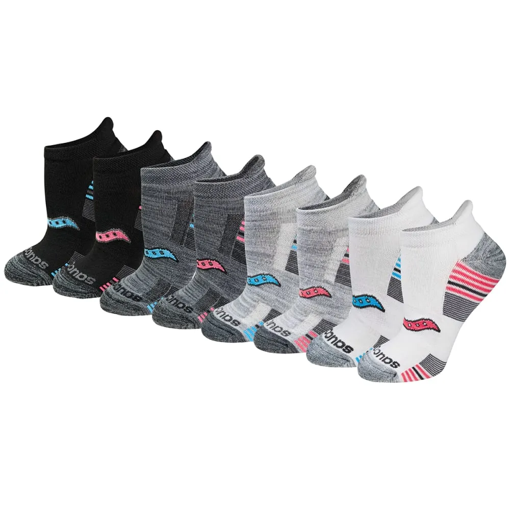 "SAUCONY Women's Performance Heel Tab Athletic Socks, 8 Pack"