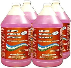 Commercial Industrial Grade Machine Dishwash Detergent - A premium grade detergent for low or high temp dishwash machines-4 gallon case