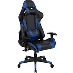 X20 Gaming Chair Racing Adjustable Swivel with Fully Reclining Back LeatherSoft Black