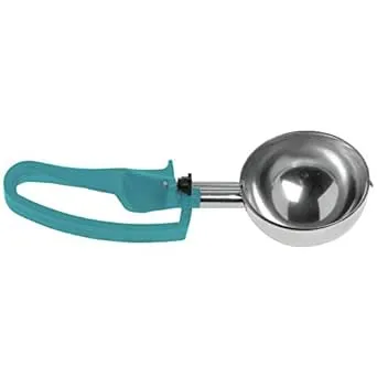 Vollrath 47389 Teal Standard Length 6 oz. Squeeze Disher